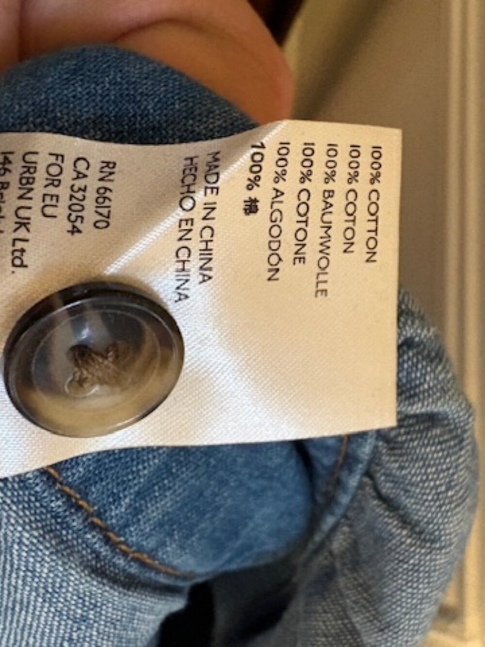 Anthropologie Denim Utility Jumpsuit, Size 2X - Picture 11 of 11